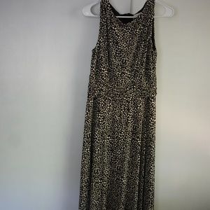 Coldwater Creek Brown Printed Maxi Dress Size 12